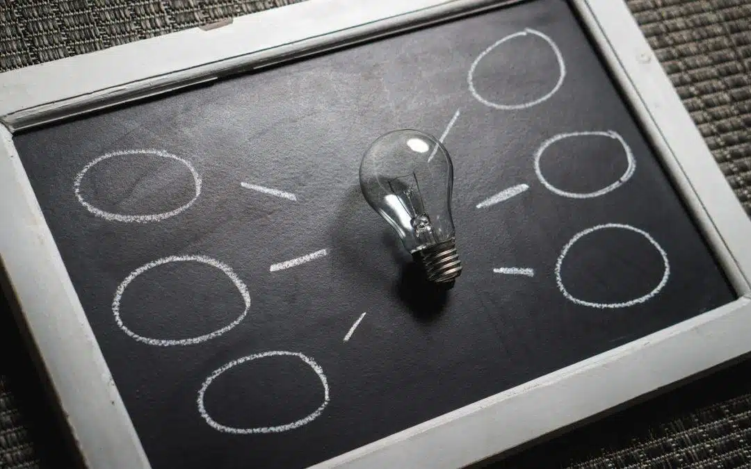 Case Studies. light bulb between ideas