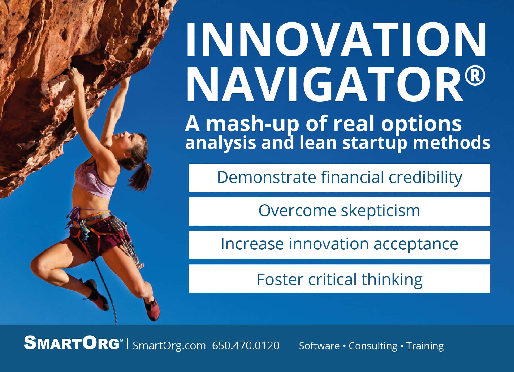 Innovation Navigator, a mash-up of Real Options analysis and Lean Startup methods