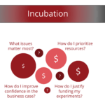 Typical innovation process: Discovery-Incubation-Acceleration