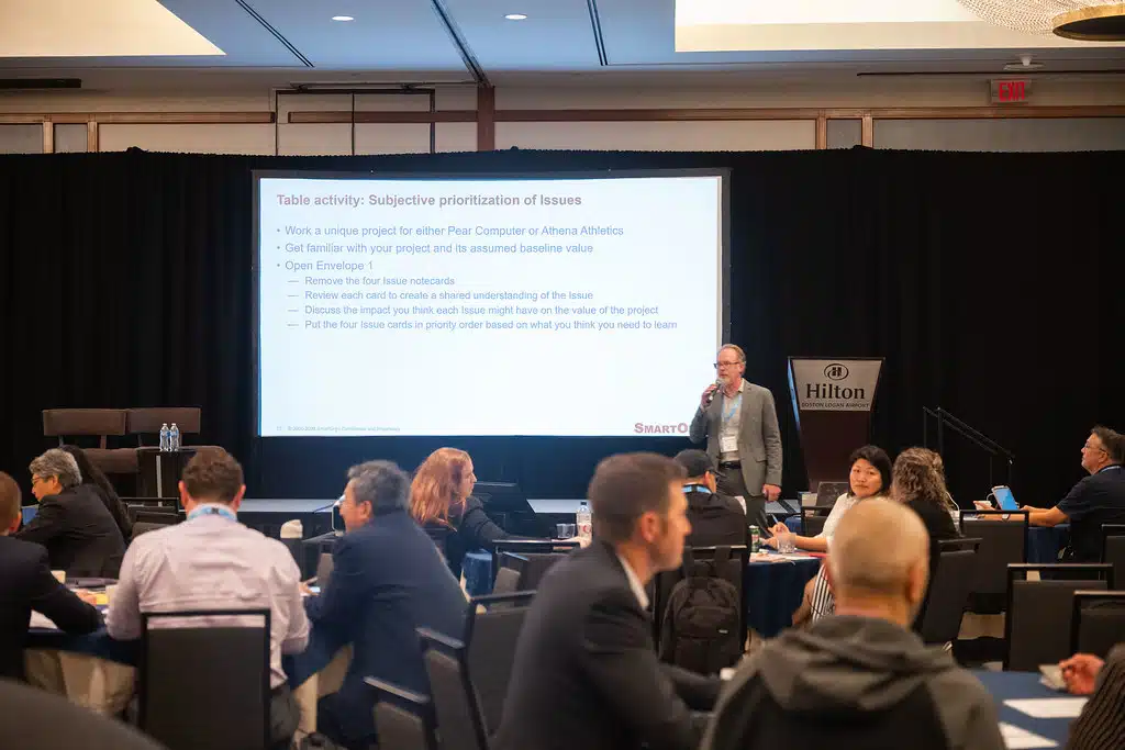 Innovation’s messy middle is a tricky place—it’s where bold ideas meet skeptical finance teams, and where “gut feel” goes to war with spreadsheets. During our No De-Risk? No Reward! workshop at the 2025 R&D Innovation Forum, we asked a room full of innovation and R&D leaders to navigate that tension in real time. The outcome? Sharper questions, bolder thinking, and a powerful reframing of what it really means to de-risk without derailing. 