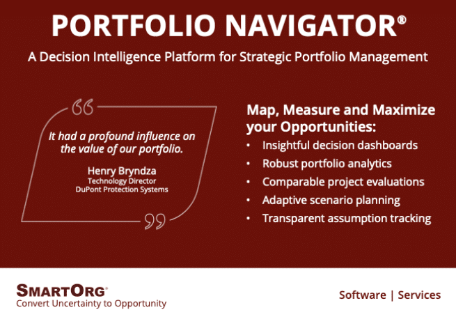 Portfolio Navigator software: Align on where and how much to invest