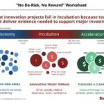No De-Risk, No Reward graphic representation of incubation phases